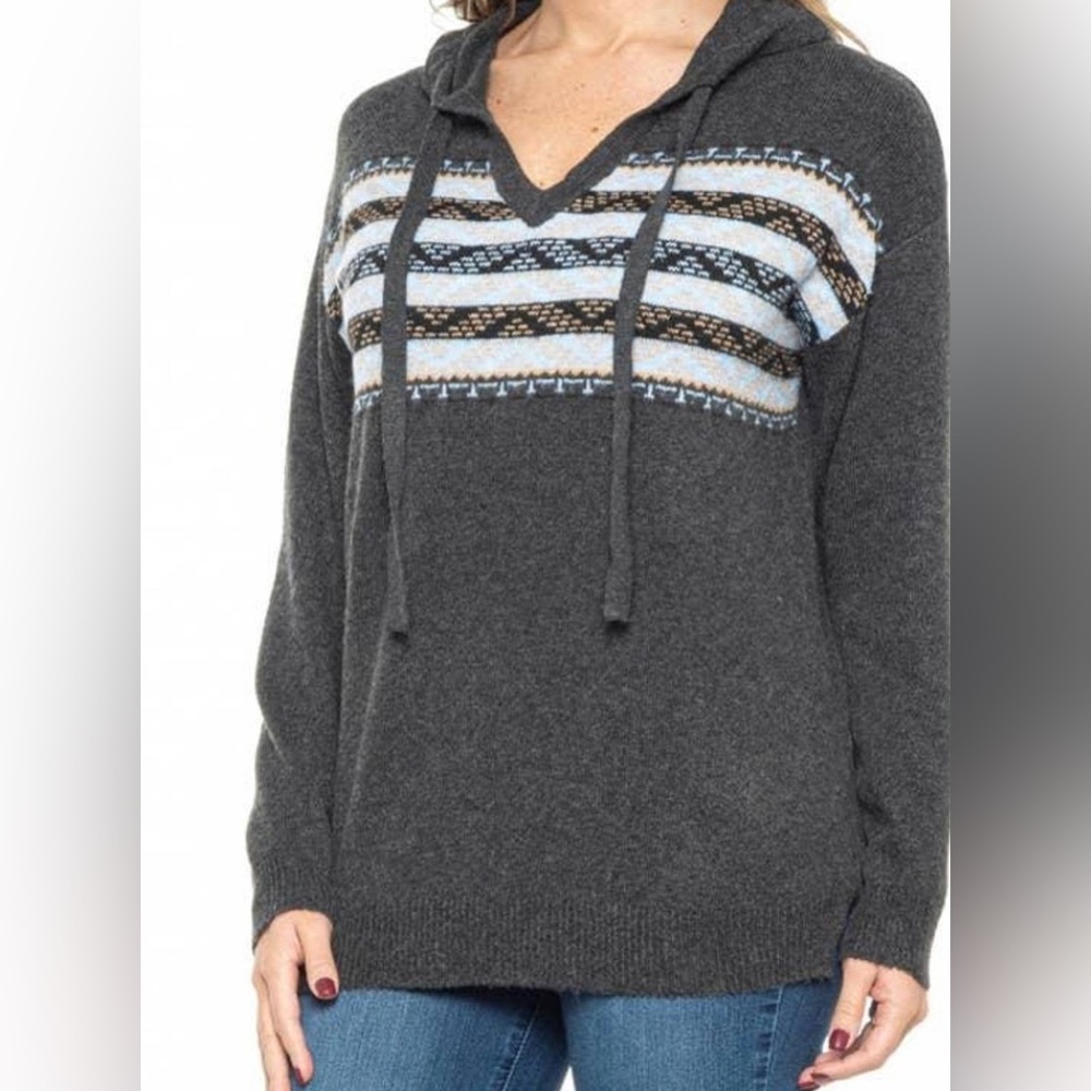 C&C California Baja Stripe Style Hoodie NWT Size 1X plus size
